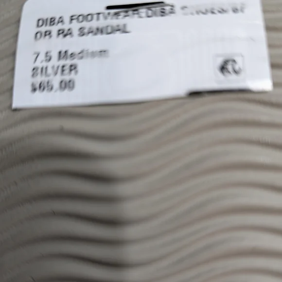 Brand New Silver Women's Sandals by Diba Size 7.5M - Picture 7 of 8